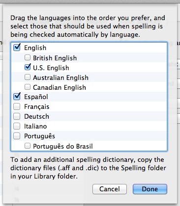 change spell checker from dutch to english in word for mac
